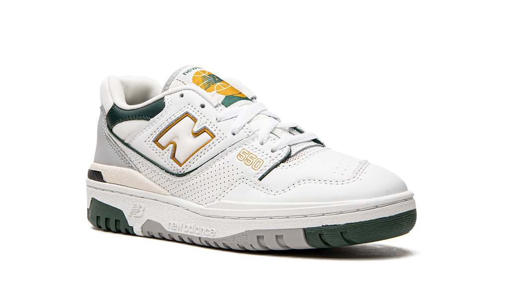 New Balance 550 White Nightwatch Green