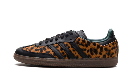Adidas Samba OG Black Green Leopard