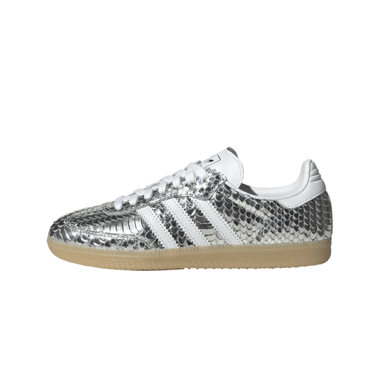 Adidas Samba OG Patent Snakeskin Silver Metallic