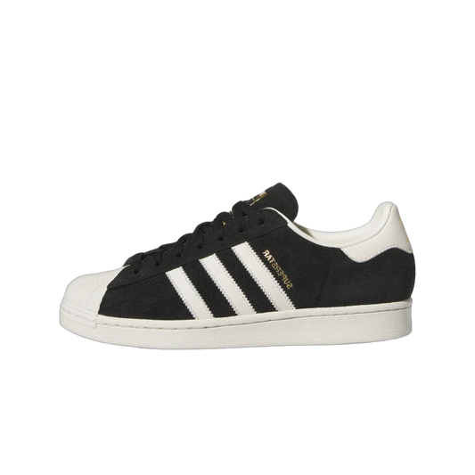 Adidas Superstar Core Black Off White Gold Metallic