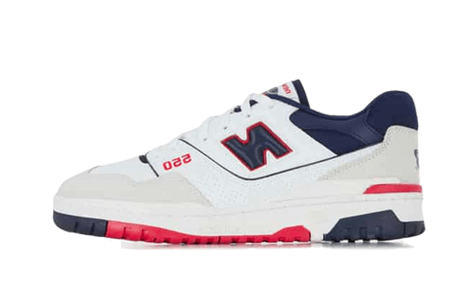 New Balance 550 Premium White Navy Red
