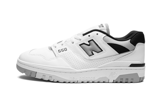 New Balance 550 White Concrete Black