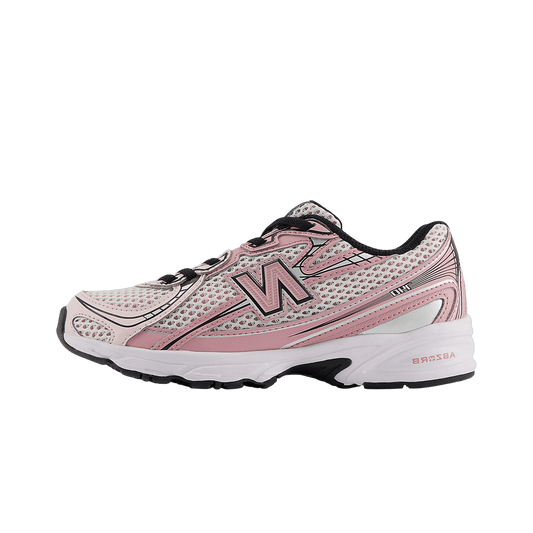 New Balance 740 Bungee Lace Washed Burgundy Pink Taffy (PS)