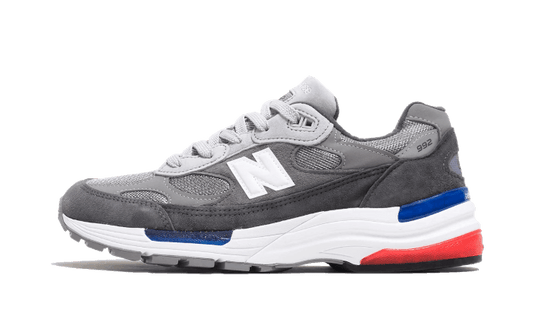 New Balance 992 Grey Blue Red