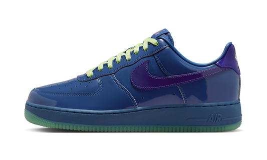 Nike Air Force 1 Low Patent Leather Mystic Navy Grape Ice
