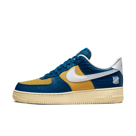 Nike Air Force 1 Low SP Undefeated 5 On It Blue Yellow Croc