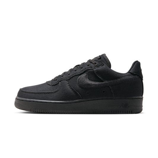 Nike Air Force 1 Low Triple Black Canvas