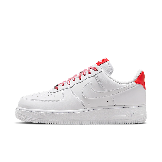 Nike Air Force 1 Low '07 White Pink Foam Metallic Silver Light Crimson